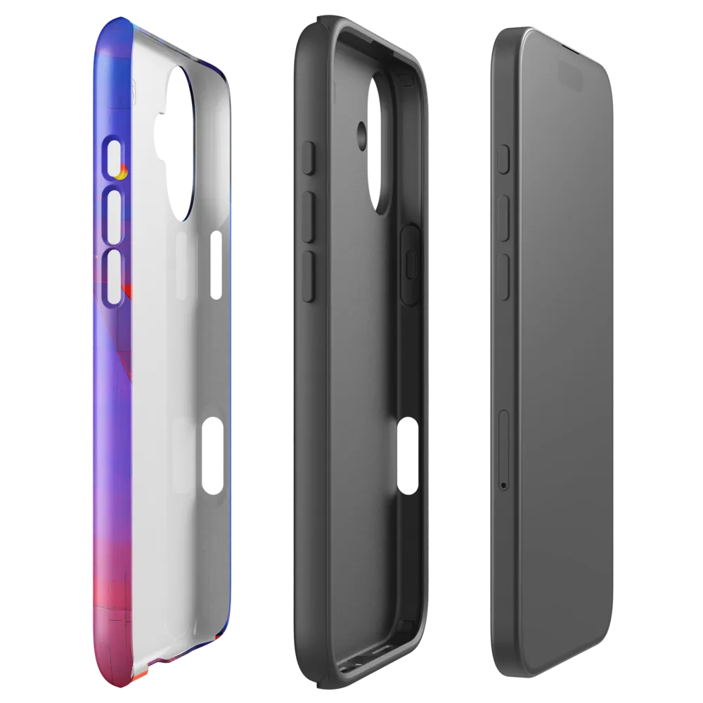 Cosmic Geometry | Phone Case |  16 Plus | Tough Case | Glossy