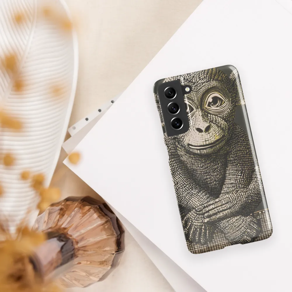 Intricate Primate Portrait