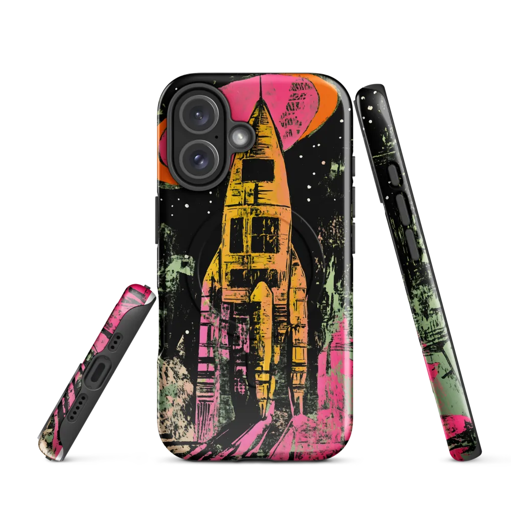 Cosmic Voyage: A Surreal Rocket Adventure