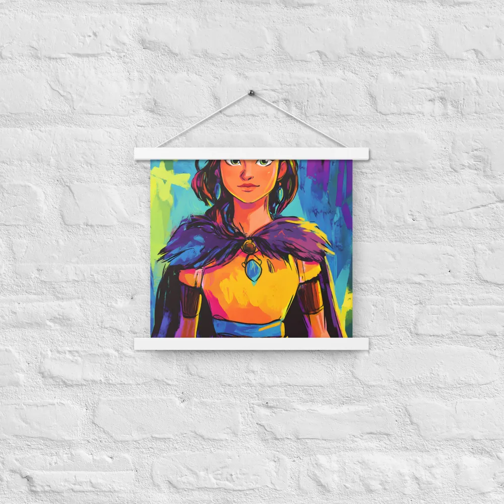 Guardian of Colors | Poster With White Wood Hanger | 14″×14″