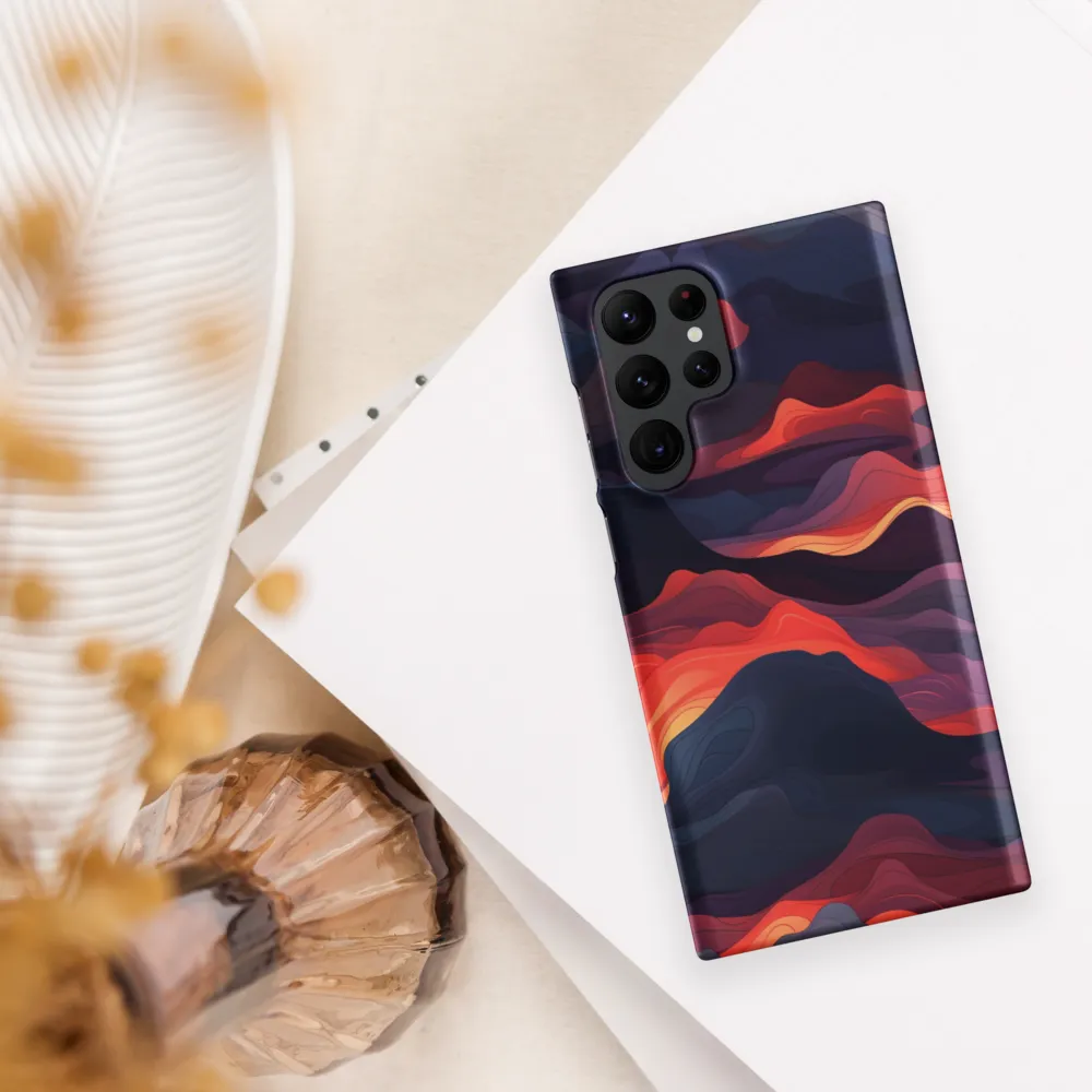 Ethereal Waves of Color | Phone Case |  S22 Ultra | Snap Case | Matte