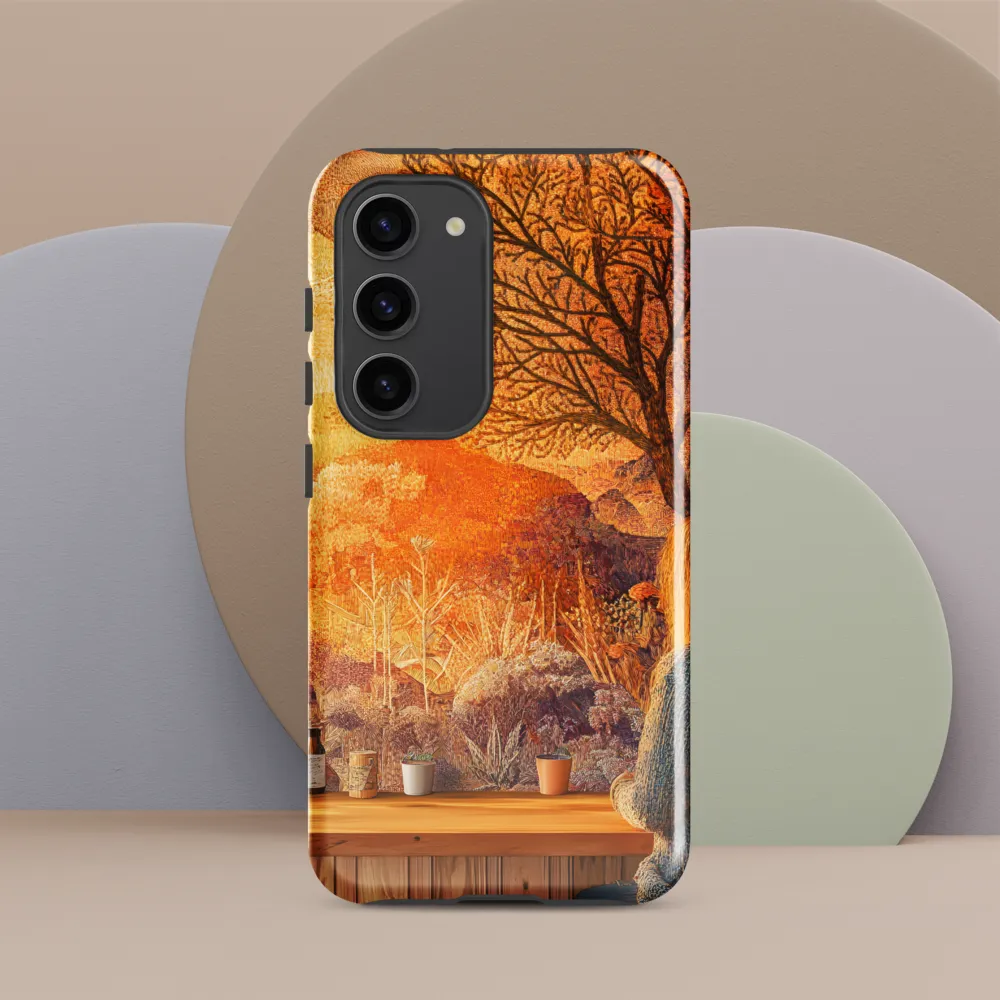 Whispers of a Golden Sunset | Phone Case |  S23 | Tough Case | Glossy
