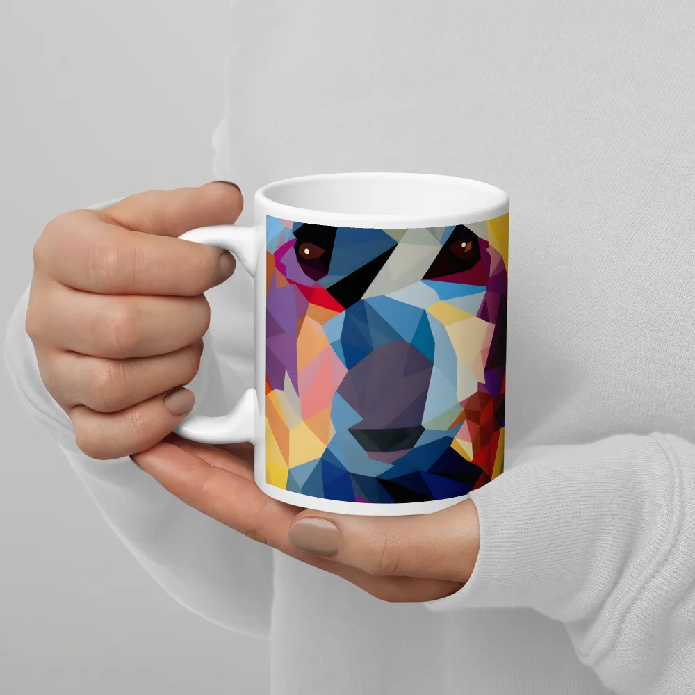 Playful Geometry: The Bear's Face | Mugs | Multiple Sizes & Colors