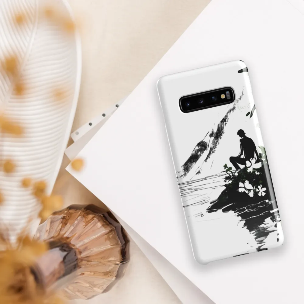 Contemplation by the Water | Phone Case |  S10 Plus | Snap Case | Glossy