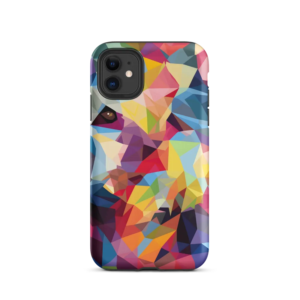 Playful Geometry: The Bear's Face | Phone Case |  11 | Tough Case | Matte