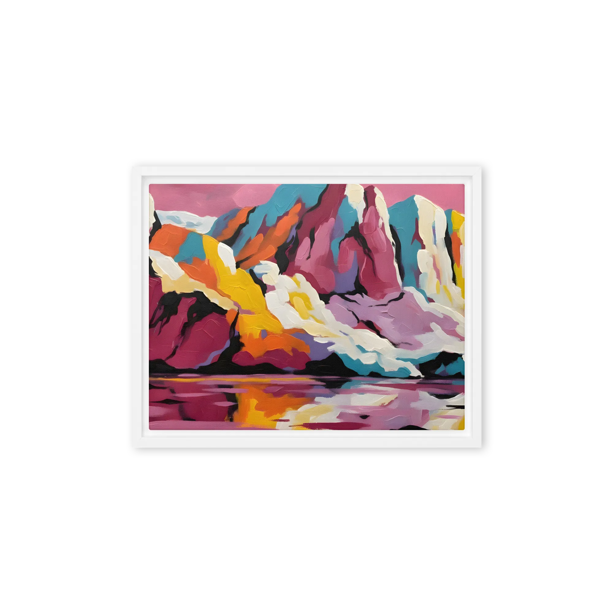 Colorful Impasto Peak