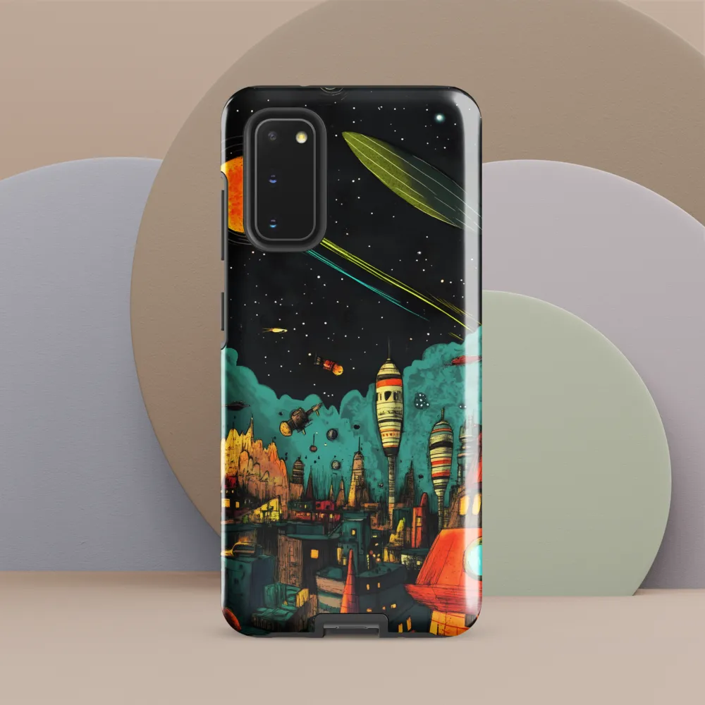 Galactic Cityscape: A Journey Through Imagination