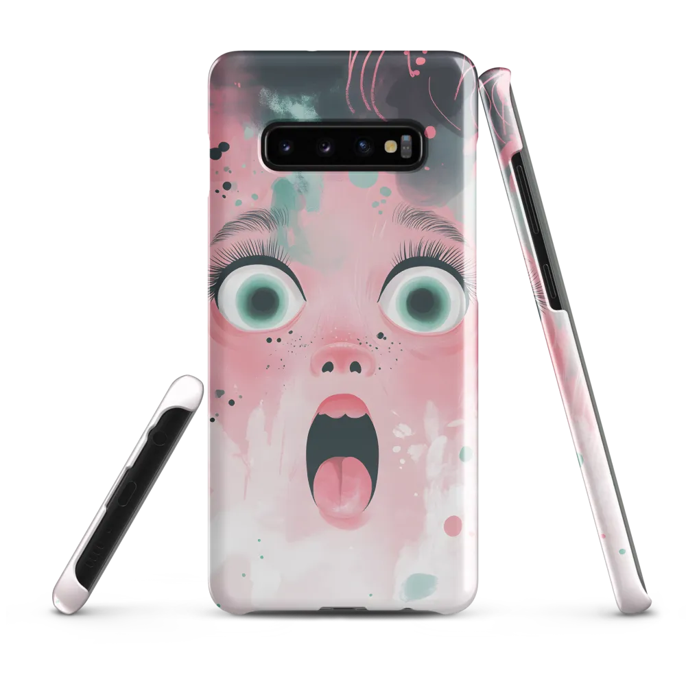 Expression of Surprise | Phone Case |  S10 Plus | Snap Case | Glossy