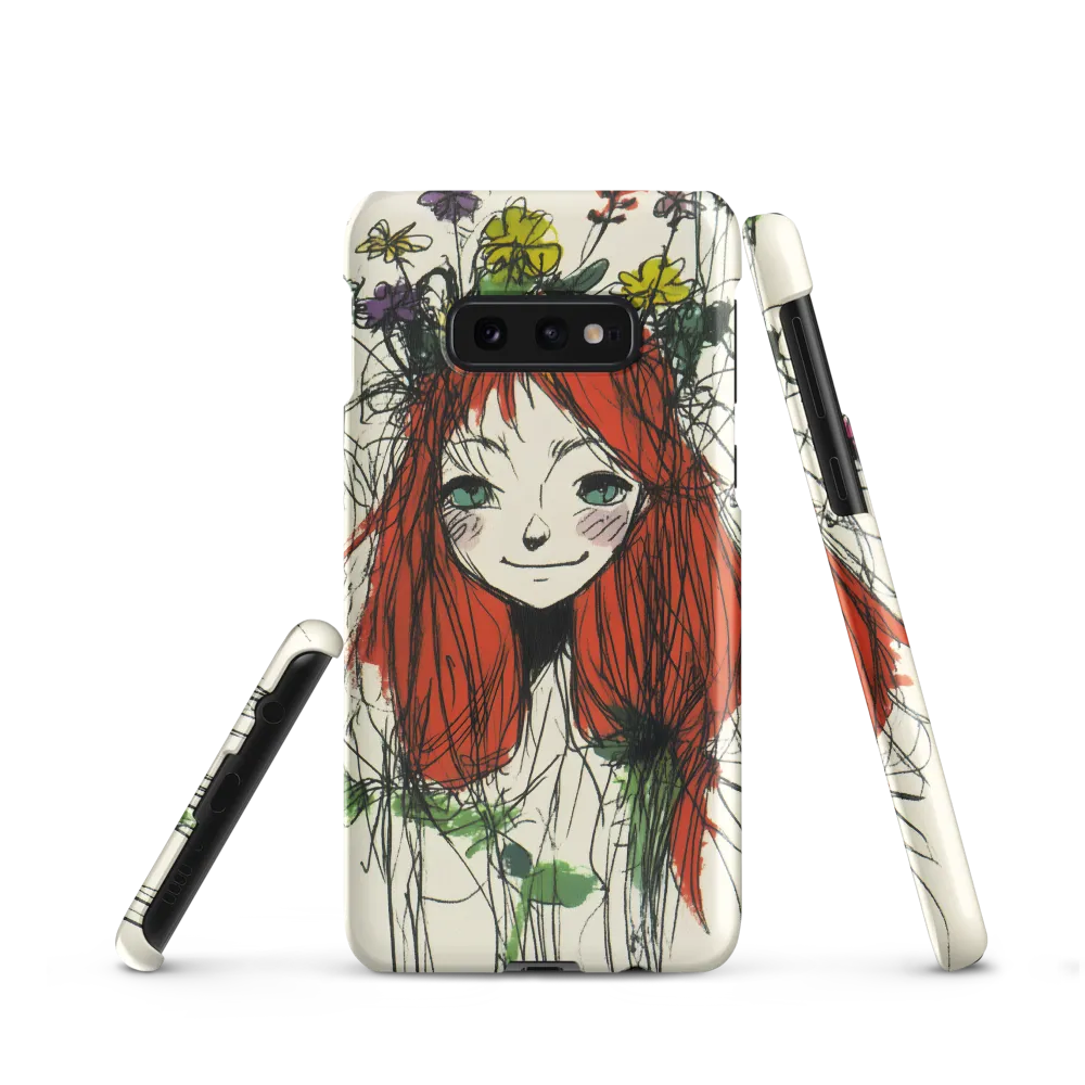 Whimsical Floral Portrait