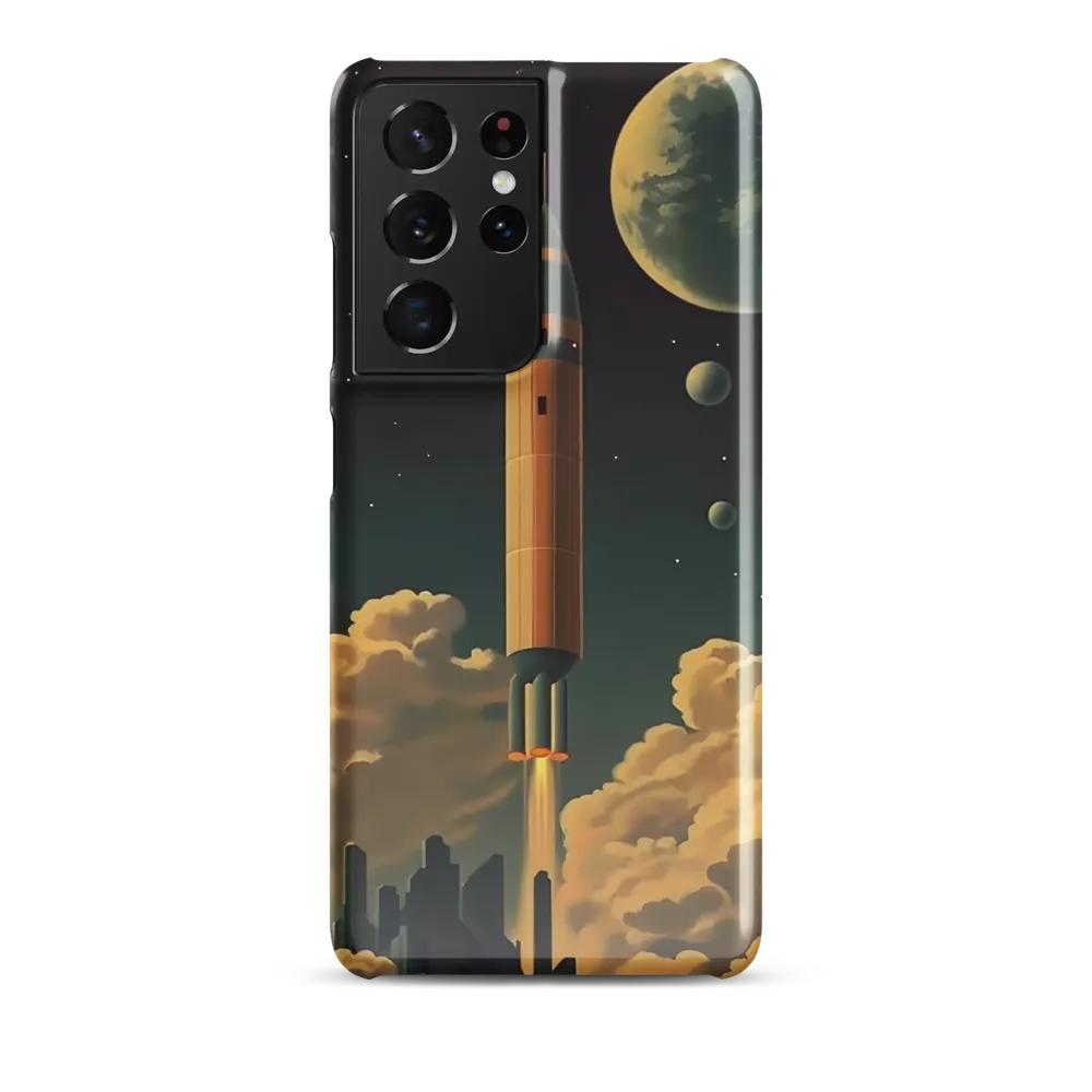 Journey Through the Cosmic Frontier | Phone Case |  S21 Ultra | Snap Case | Glossy