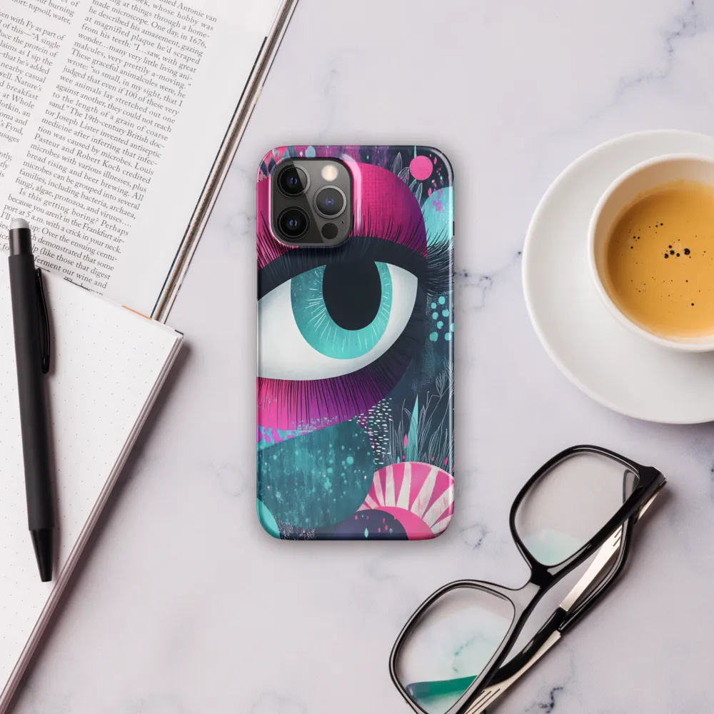 Iris in Magenta and Teal