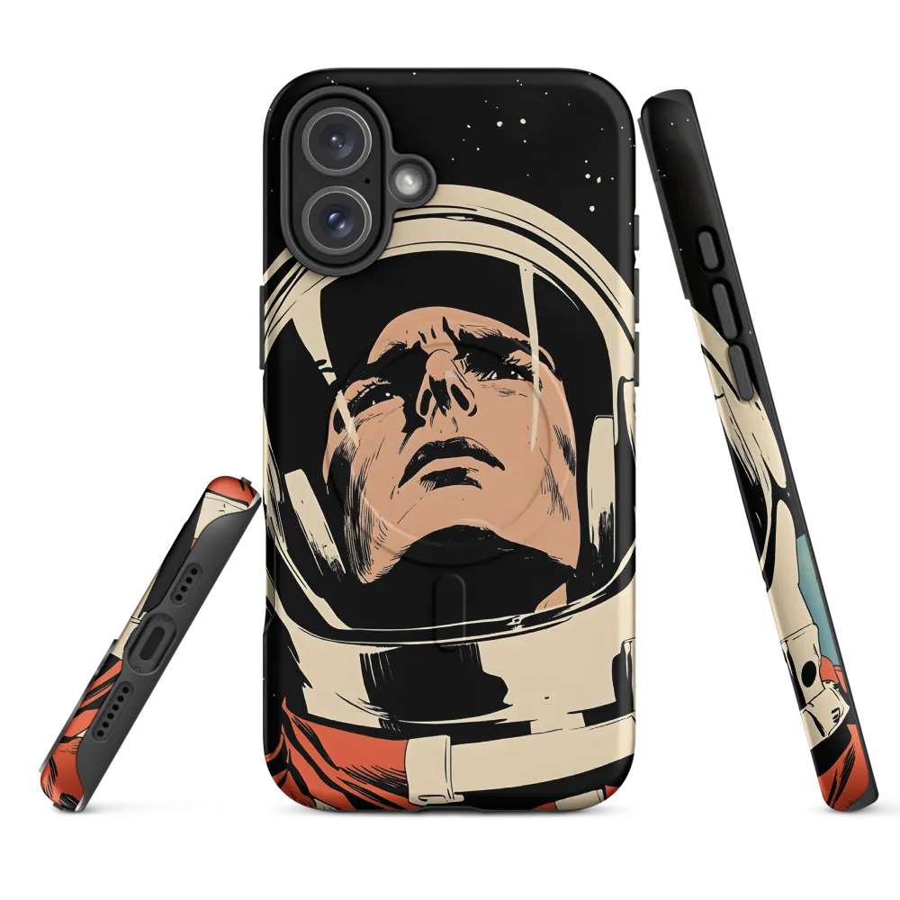 Gaze of the Astronaut | Phone Case |  16 Plus | MagSafe® Tough Case | Matte