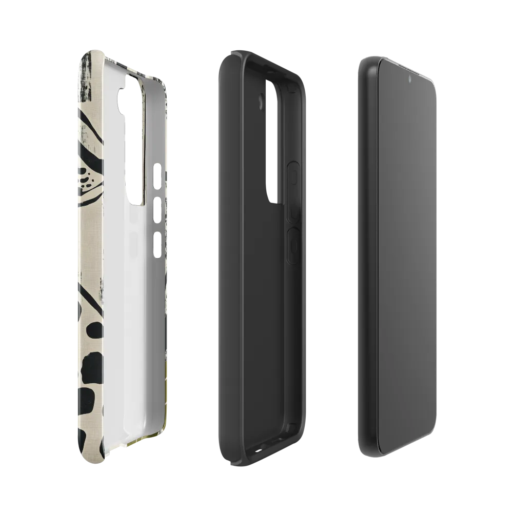 Leopard in Silhouette: A Modern Appeal | Phone Case |  S22 | Tough Case | Glossy