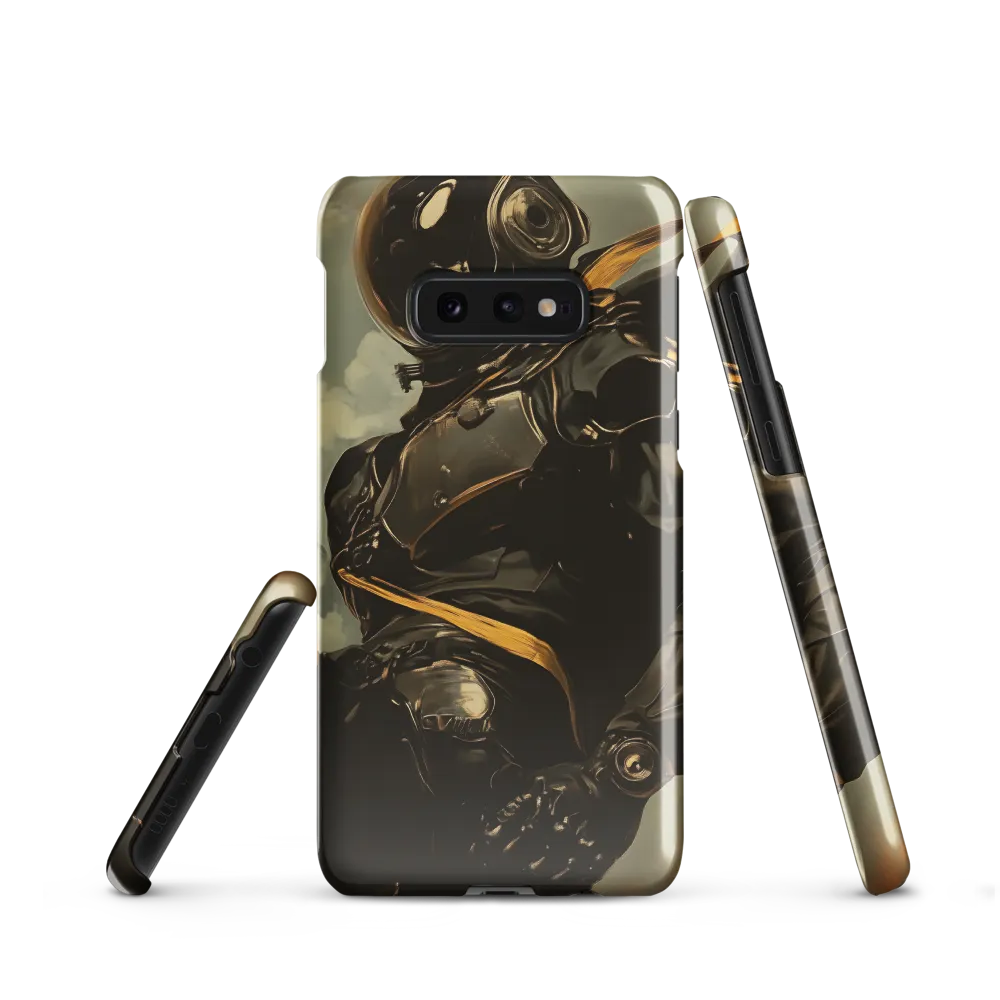 Ethereal Explorer: The Enigmatic Astronaut | Phone Case |  S10e | Snap Case | Glossy