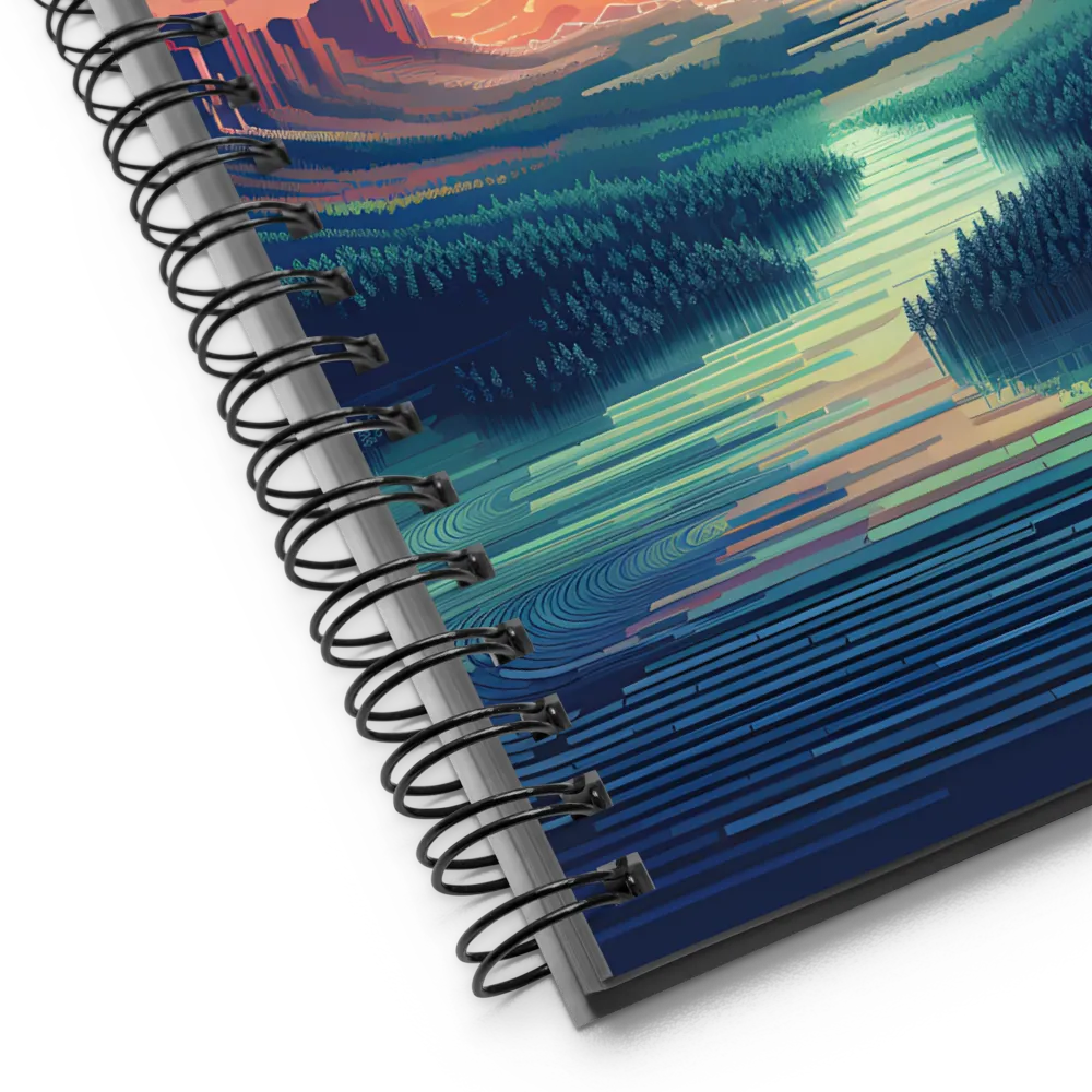 Elysium at Dusk | Spiral Notebook