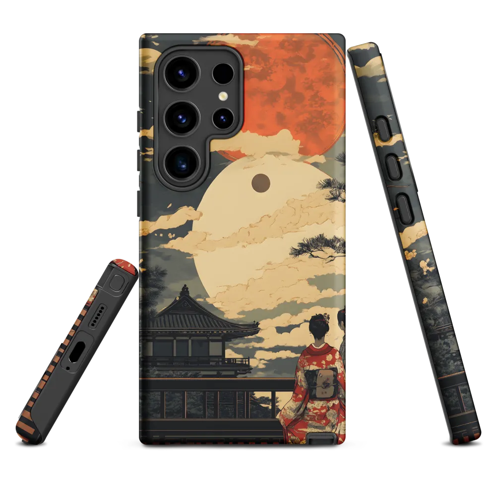 Under the Embrace of the Moon | Phone Case |  S24 Ultra | Tough Case | Matte