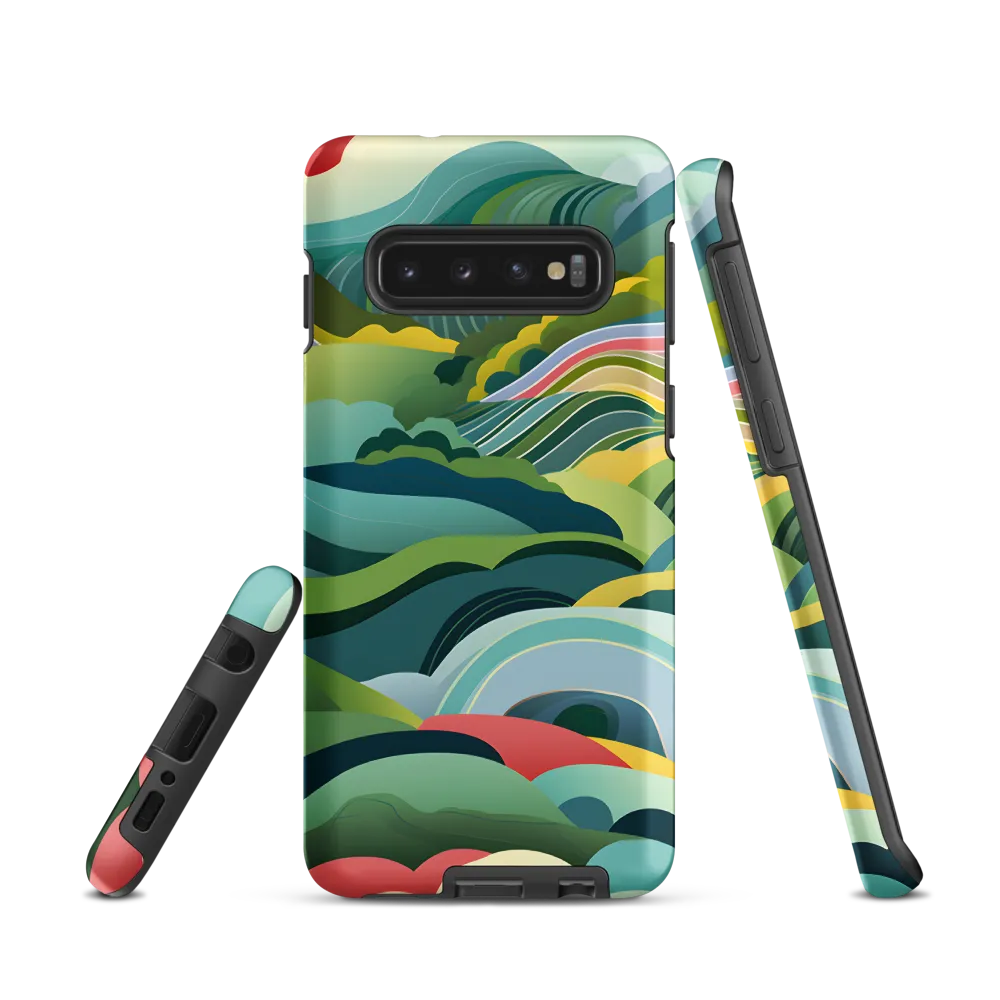 Waves of Serenity | Phone Case |  S10 | Tough Case | Matte