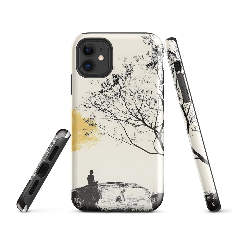 Whispers of Solitude | Phone Case |  11 | Tough Case | Glossy