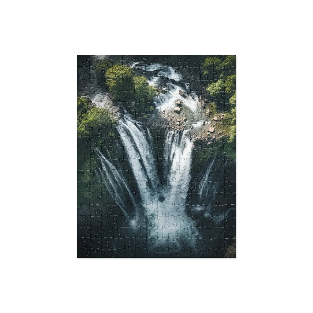 Nature's Power: The Cascading Waterfall | Jigsaw Puzzle | 252/520 pieces