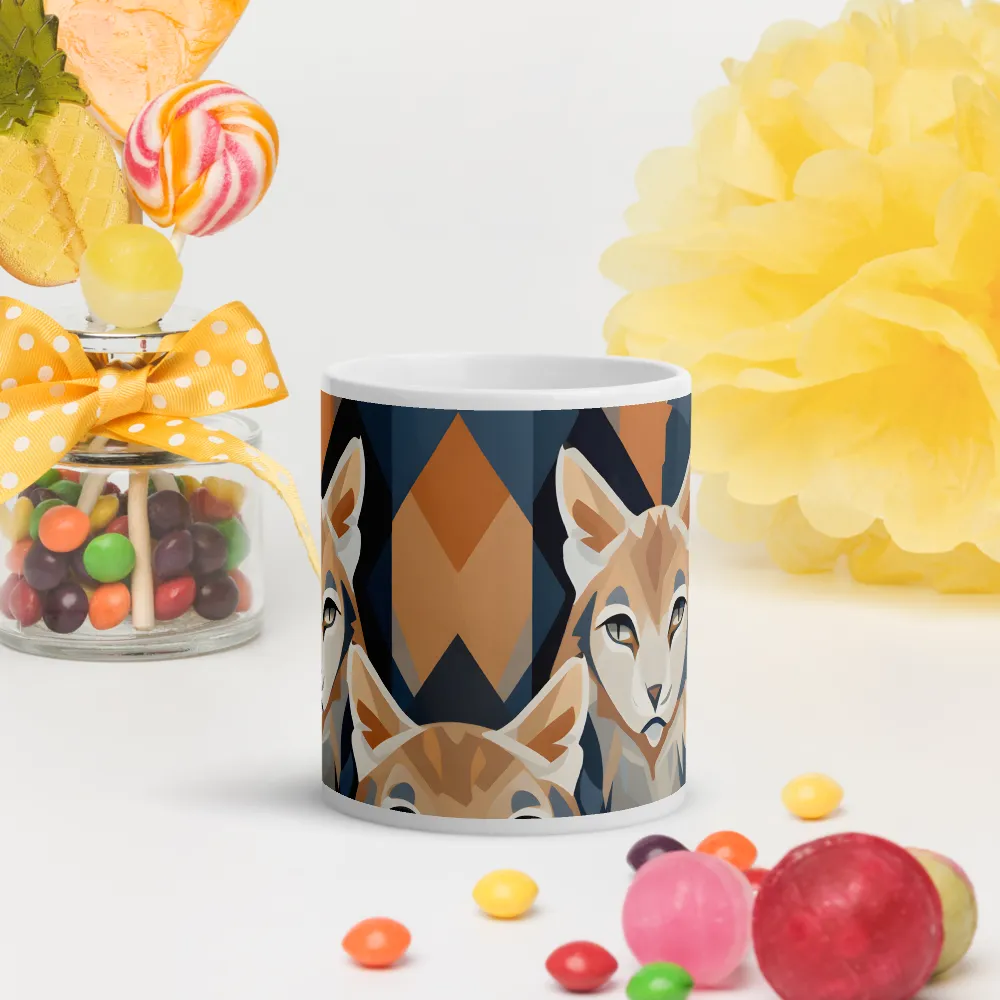 Elegance in Geometry: The Foxes | Mugs | Multiple Sizes & Colors