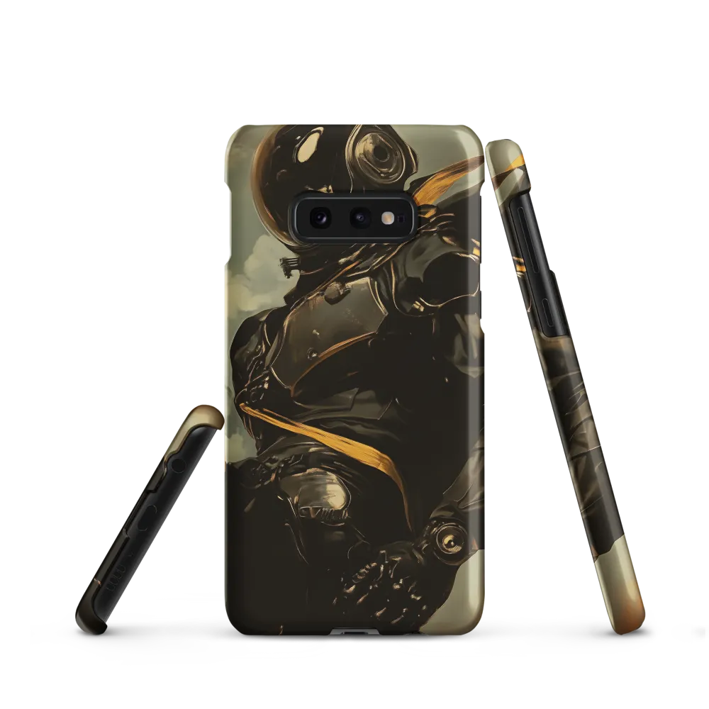 Ethereal Explorer: The Enigmatic Astronaut | Phone Case |  S10e | Snap Case | Matte