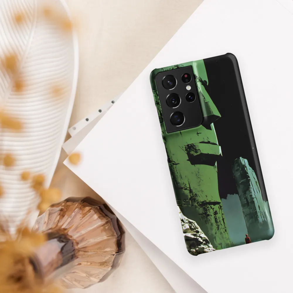 Green Colossus and the Lone Traveler