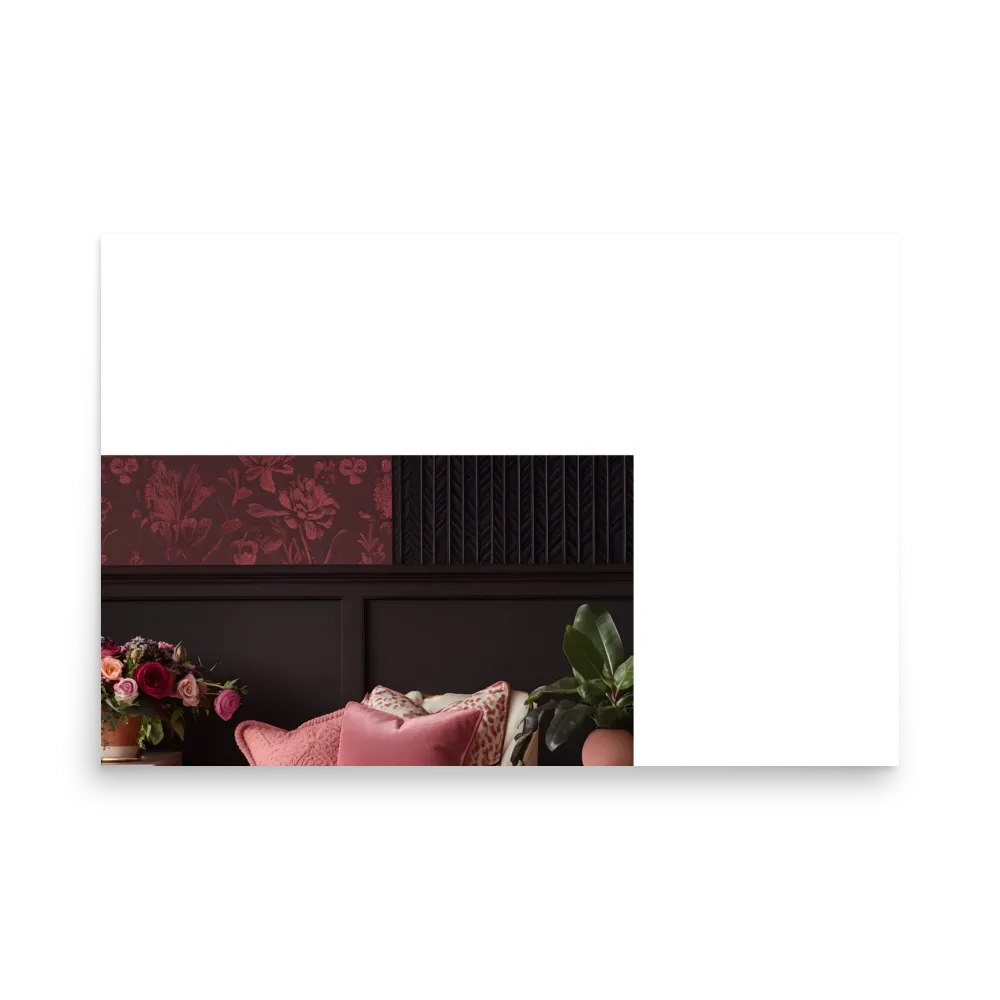 Elegance in Contrast: A Modern Interior Design | Poster | 24″×36″