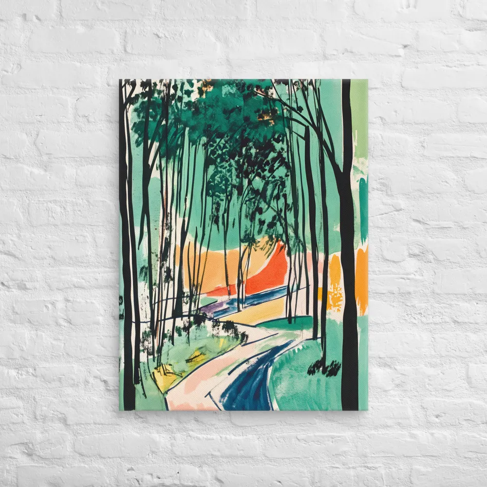 Winding Path Through the Forest | Canvas | 24″×32″