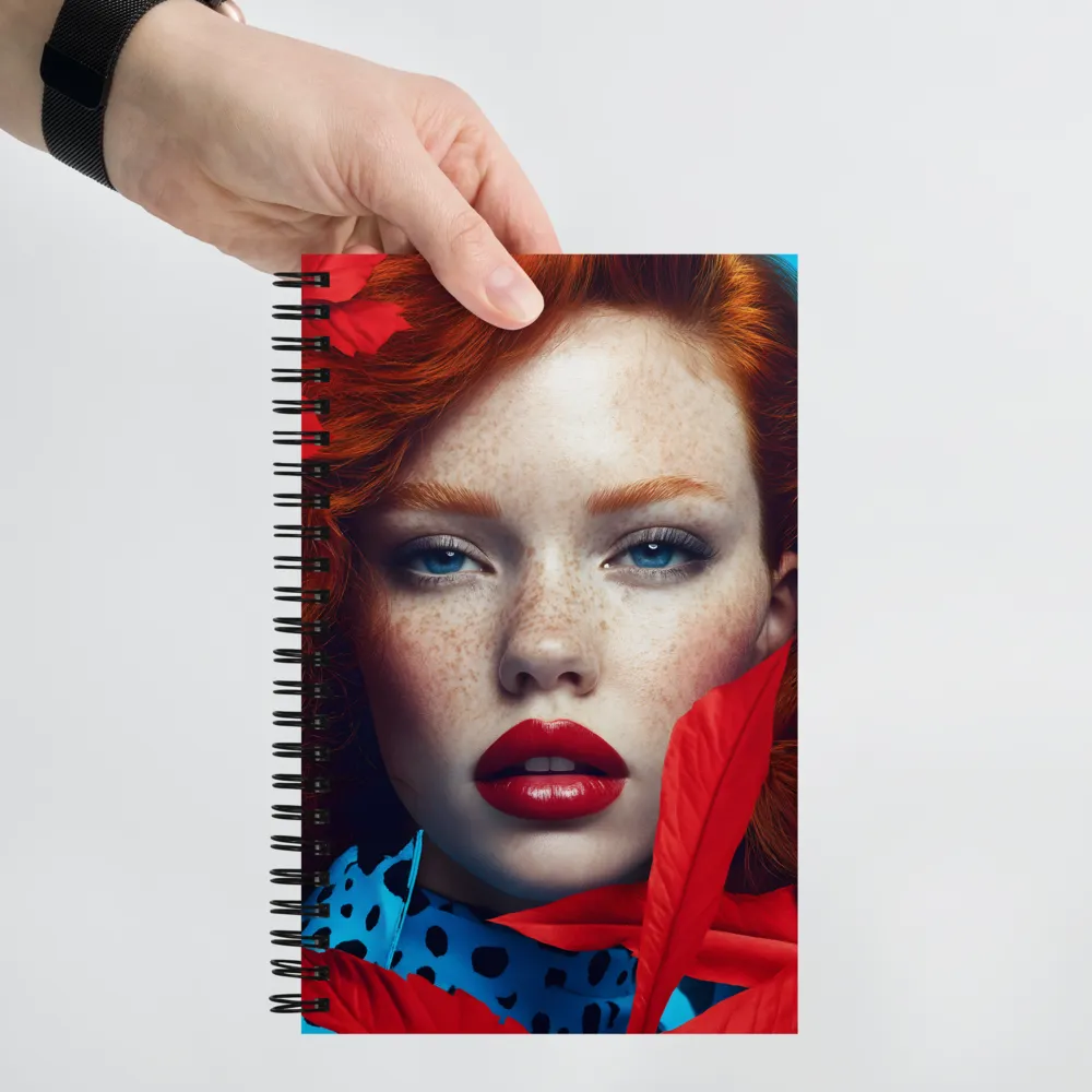 Embrace of Red | Spiral Notebook