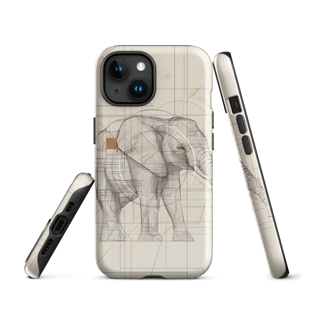 Geometric Elegance: The Steel Elephant