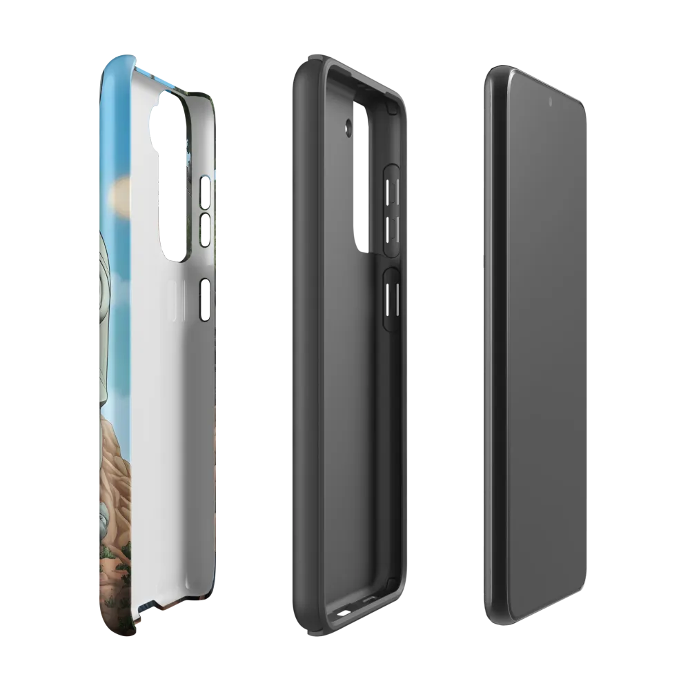 The Descent into Technological Abyss | Phone Case |  S21 | Tough Case | Matte