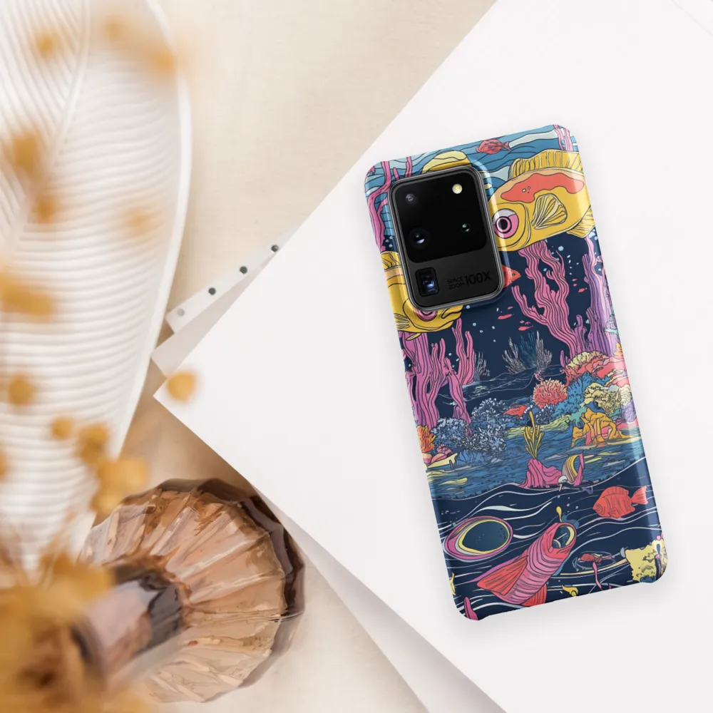 Underwater Dreamscape: A Playful Encounter | Phone Case |  S20 Ultra | Snap Case | Matte