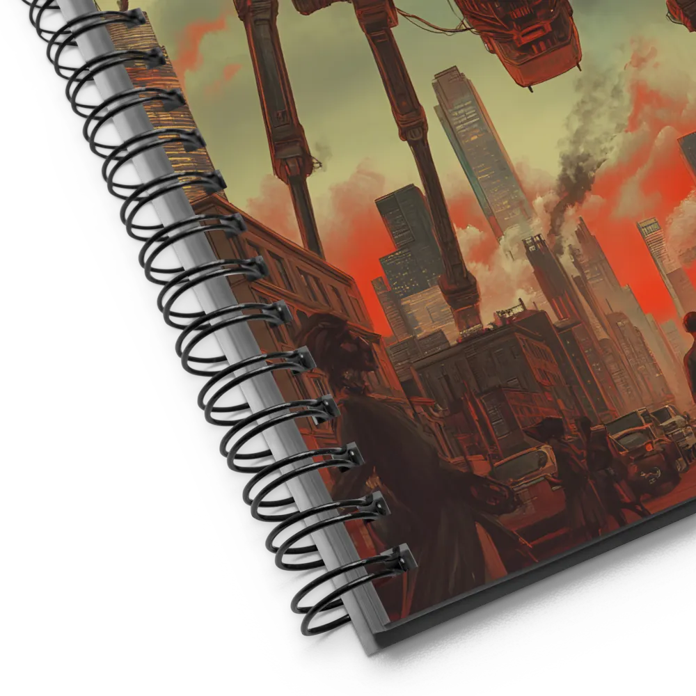 The Monolith of Mechanization | Spiral Notebook