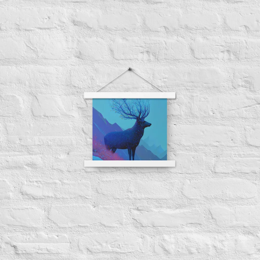 Ethereal Harmony | Poster With White Wood Hanger | 10″×10″