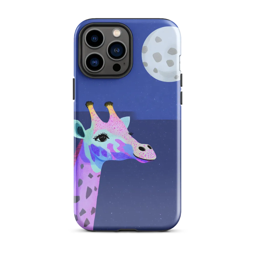 Whimsical Giraffe Under the Stars