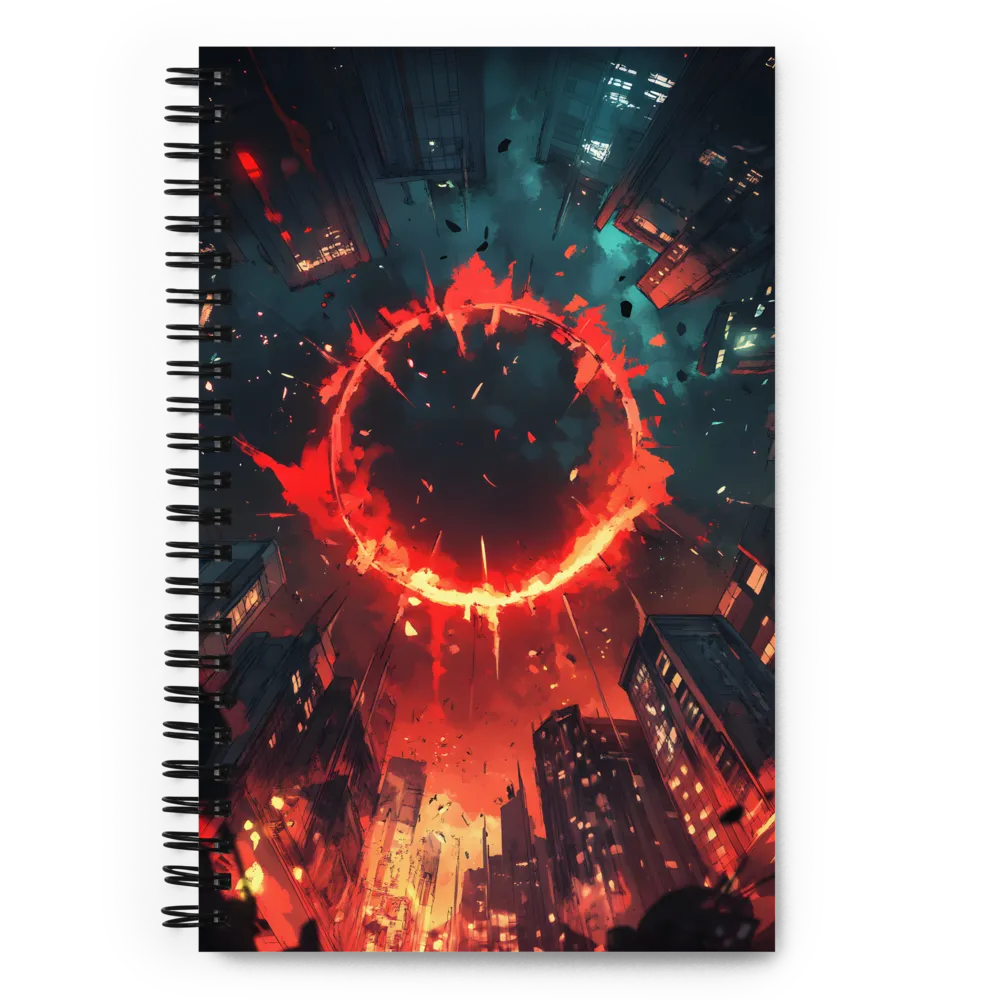 Eclipse of Destruction | Spiral Notebook