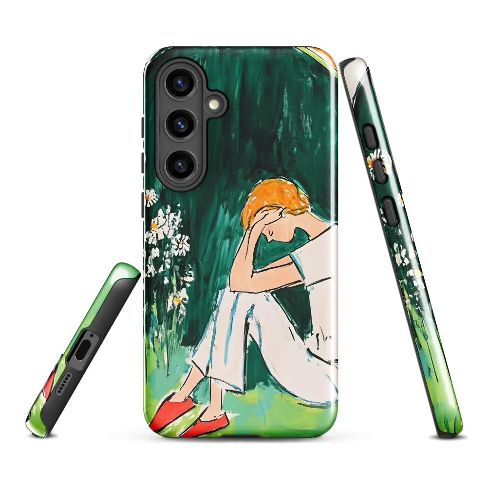 Silent Sorrow | Phone Case |  S24 Plus | Tough Case | Glossy