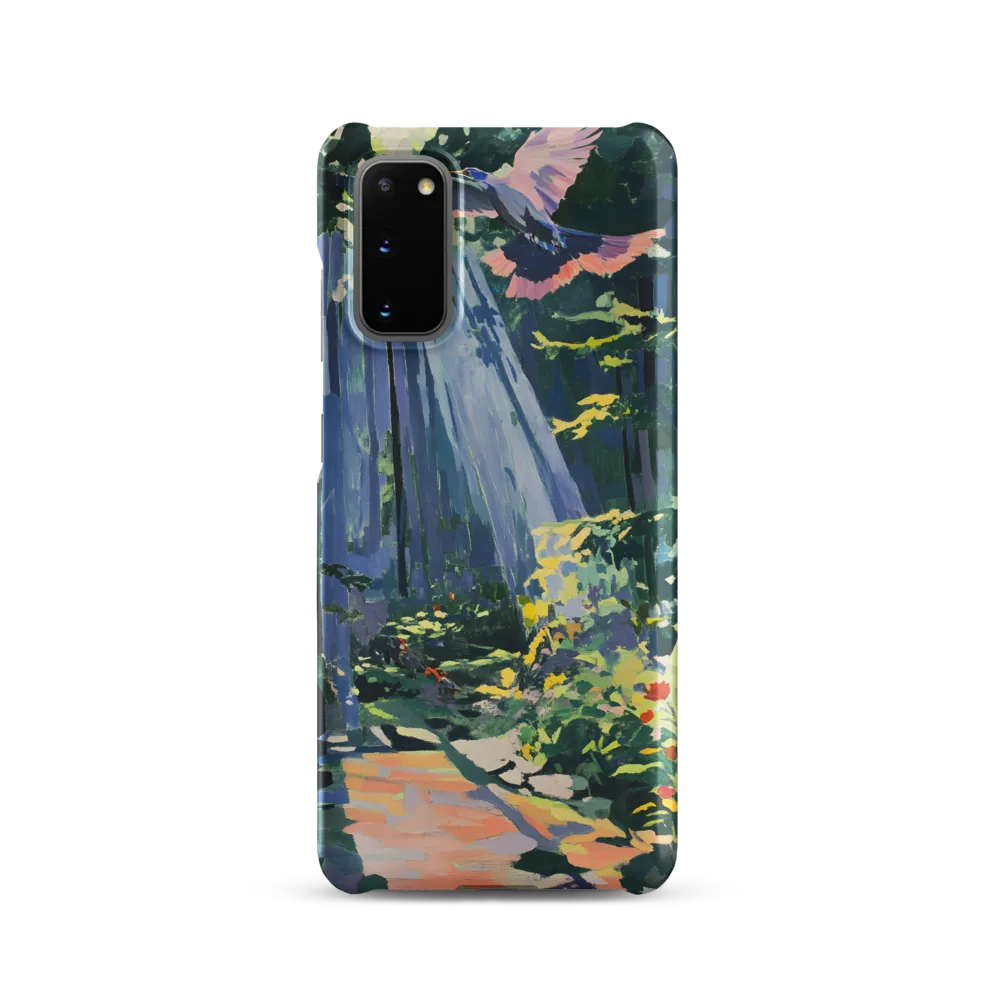 Flight of Light: A Serene Forest | Phone Case |  S20 | Snap Case | Matte