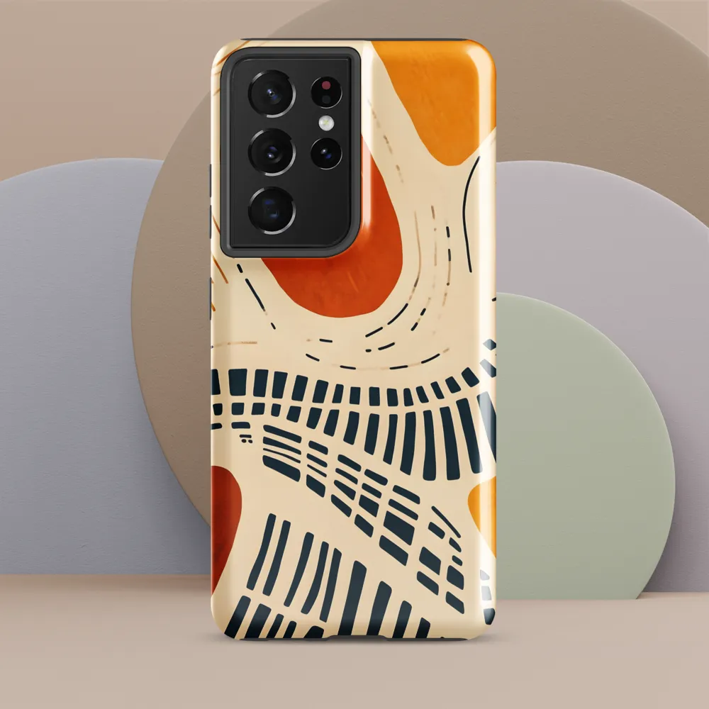 Urban Patterns in Harmony | Phone Case |  S21 Ultra | Tough Case | Glossy