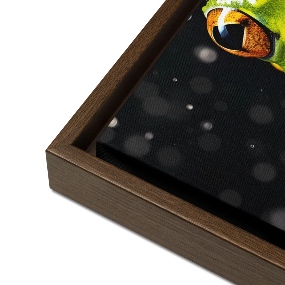 Emerald Elegance: The Frog in Focus