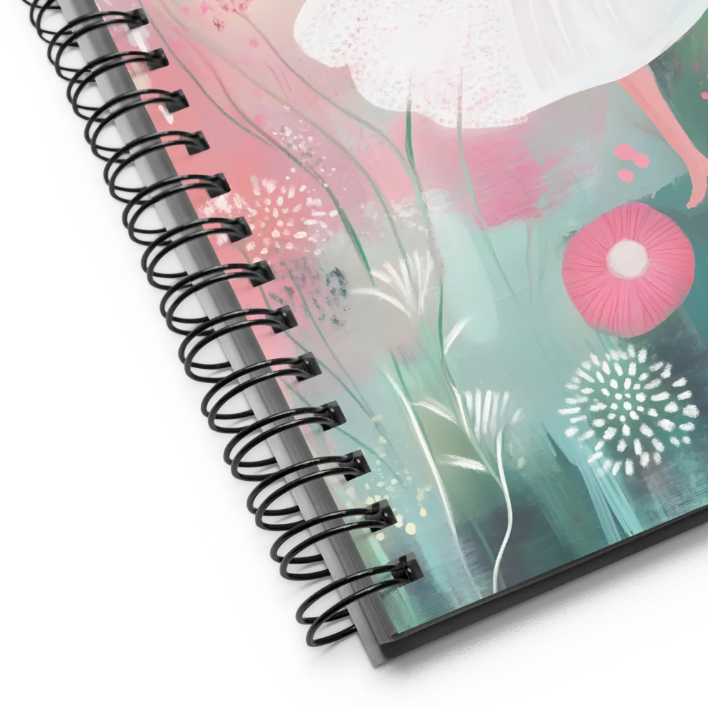 Whispers of a Floral Dream | Spiral Notebook