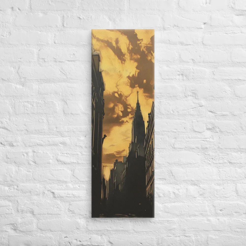 The Twilight Streets | Canvas | 12″×36″
