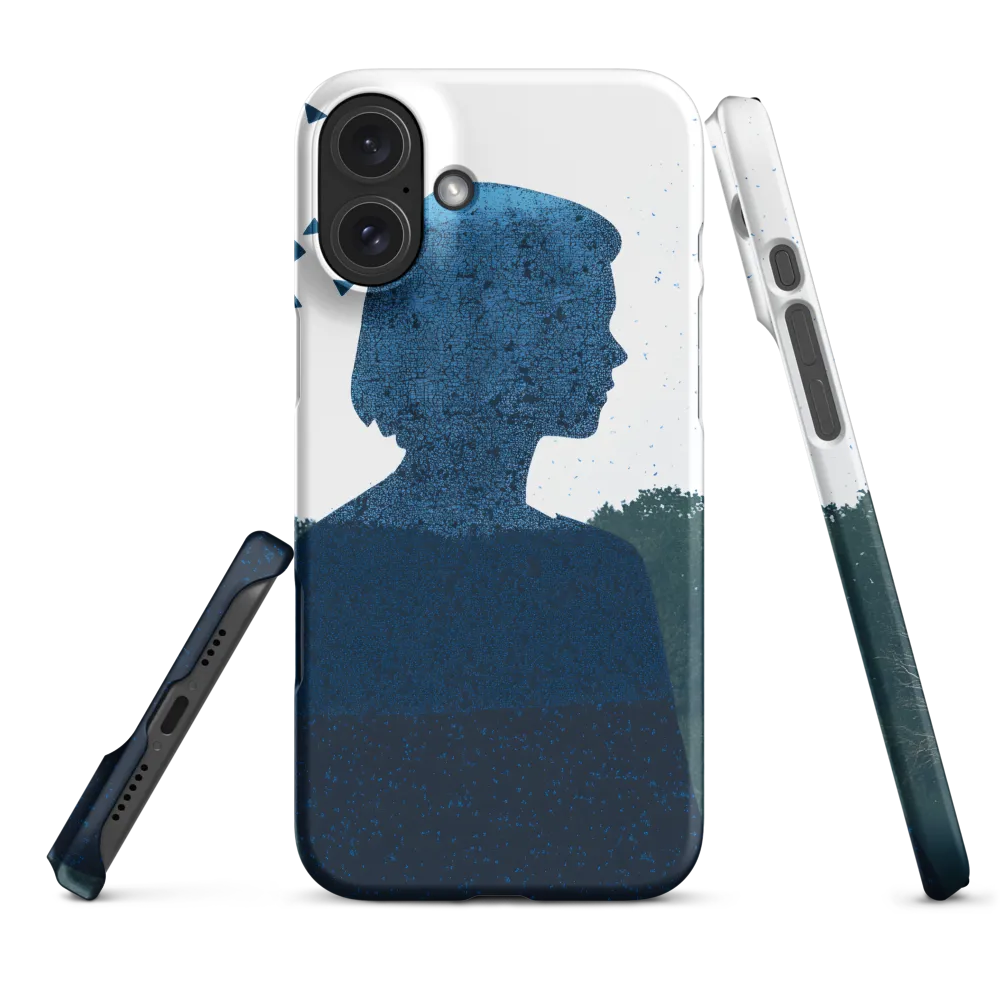 Blue Contemplation | Phone Case |  16 Plus | Snap Case | Matte