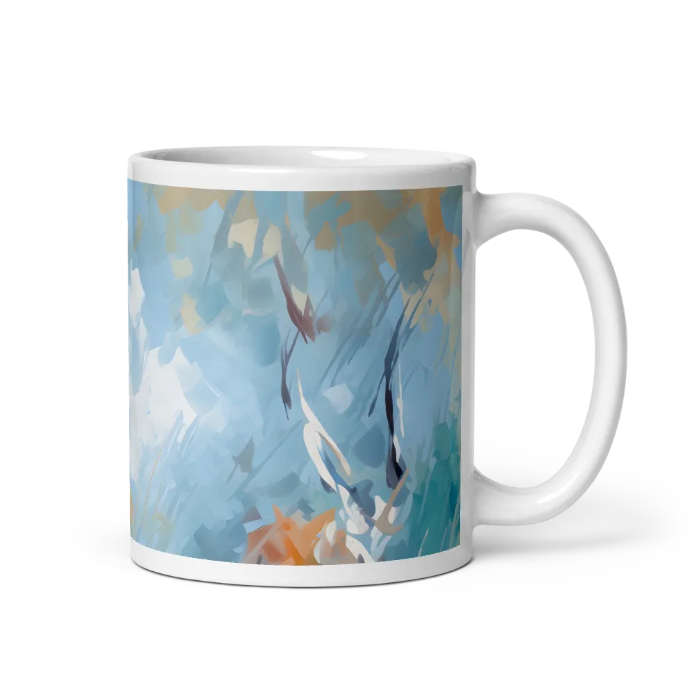 Whispers of Serenity | Mug with White inside | 11 oz