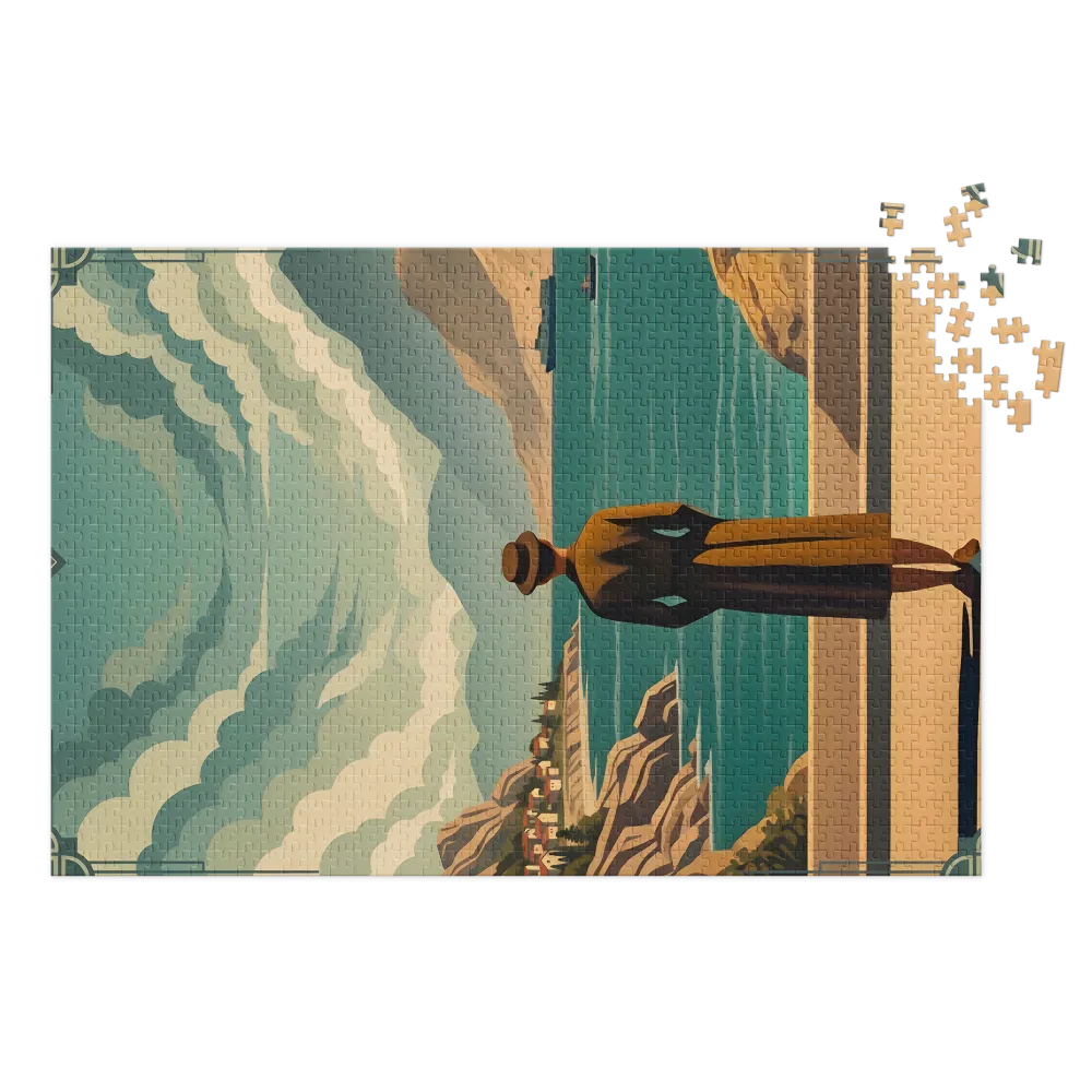 Coastal Reverie 
 Jigsaw Puzzle in Tin Box