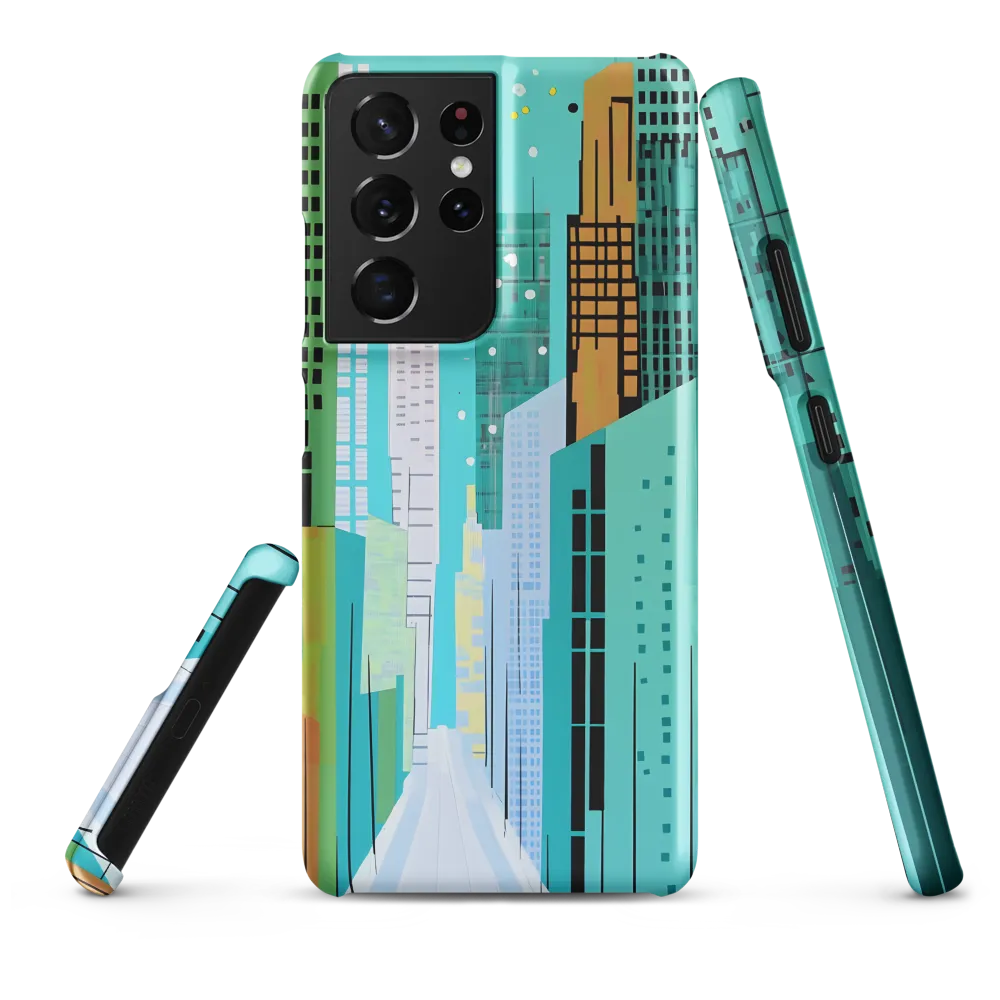 Urban Symphony in Turquoise