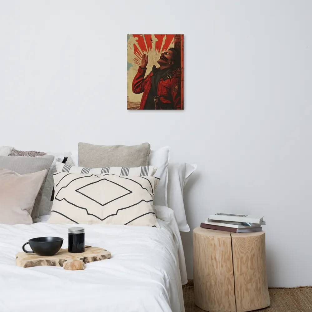 Defiant Echoes of Ruin | Canvas | 18″×24″