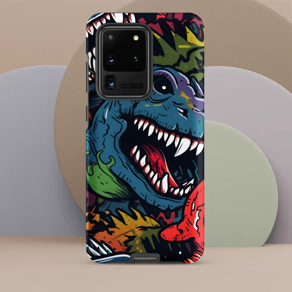 Dino Mania: A Colorful Frenzy