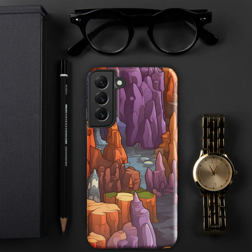 Vibrant Rockscape: A Digital Odyssey