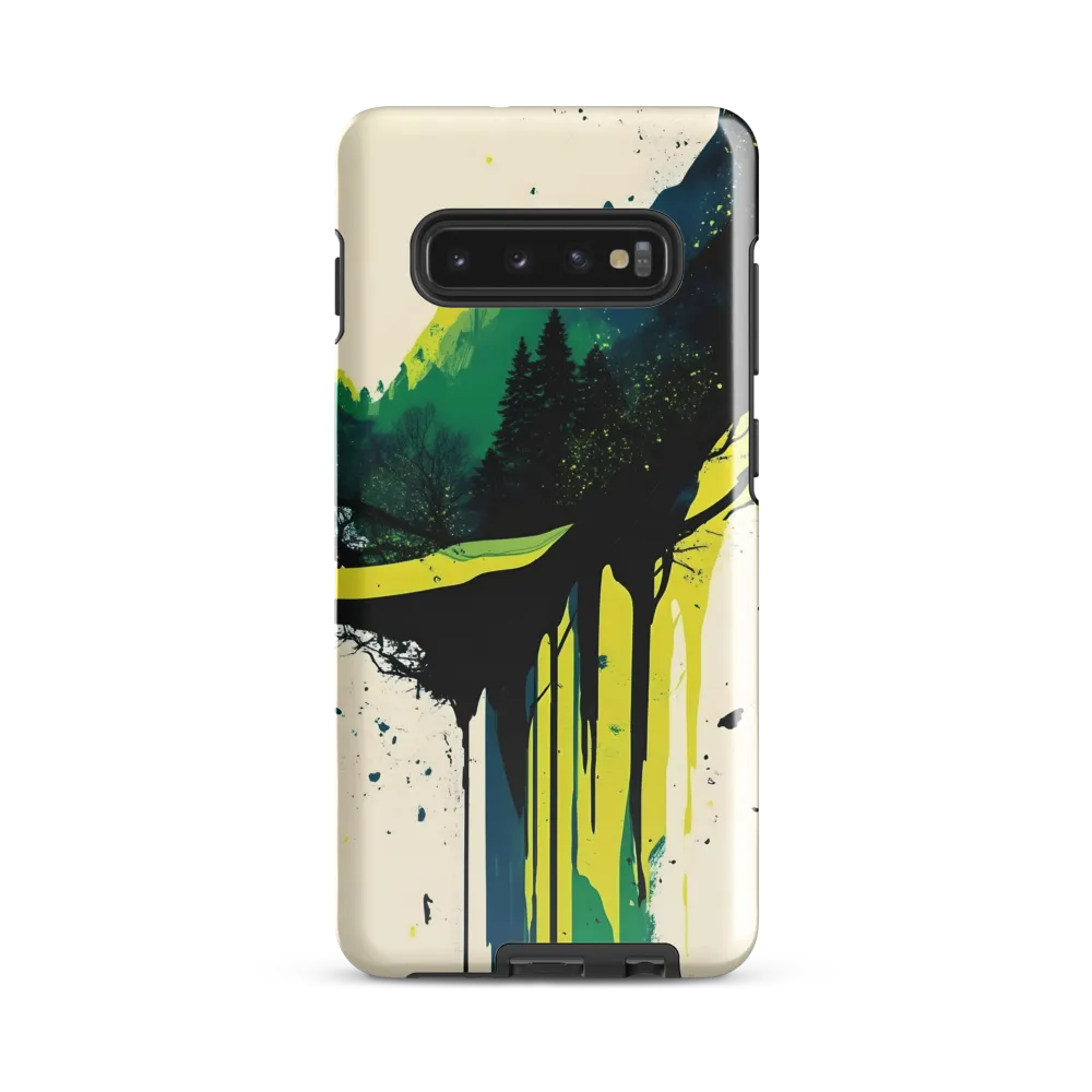 Majestic Serenity: A Digital Landscape | Phone Case |  S10 Plus | Tough Case | Glossy